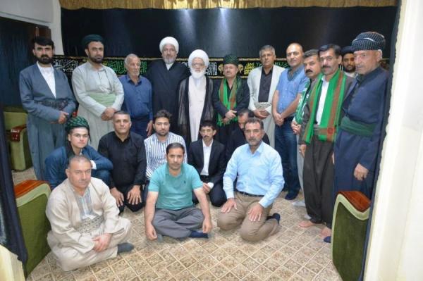 دیدار هیئتی از محبان اهل بیت (ع) ساکن کردستان عراق با آیت الله «یعقوبی»